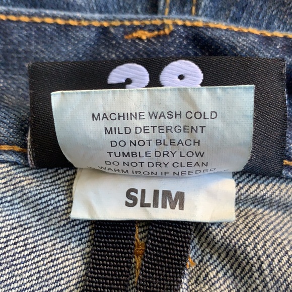 The Hundreds Slim Jeans Size 38 Printed Pockets - Picture 9 of 12